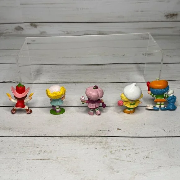 Strawberry Shortcake PVC Figures Lot of 5 Vintage 1980s Kenner Dolls Mini Toys - Picture 2 of 2